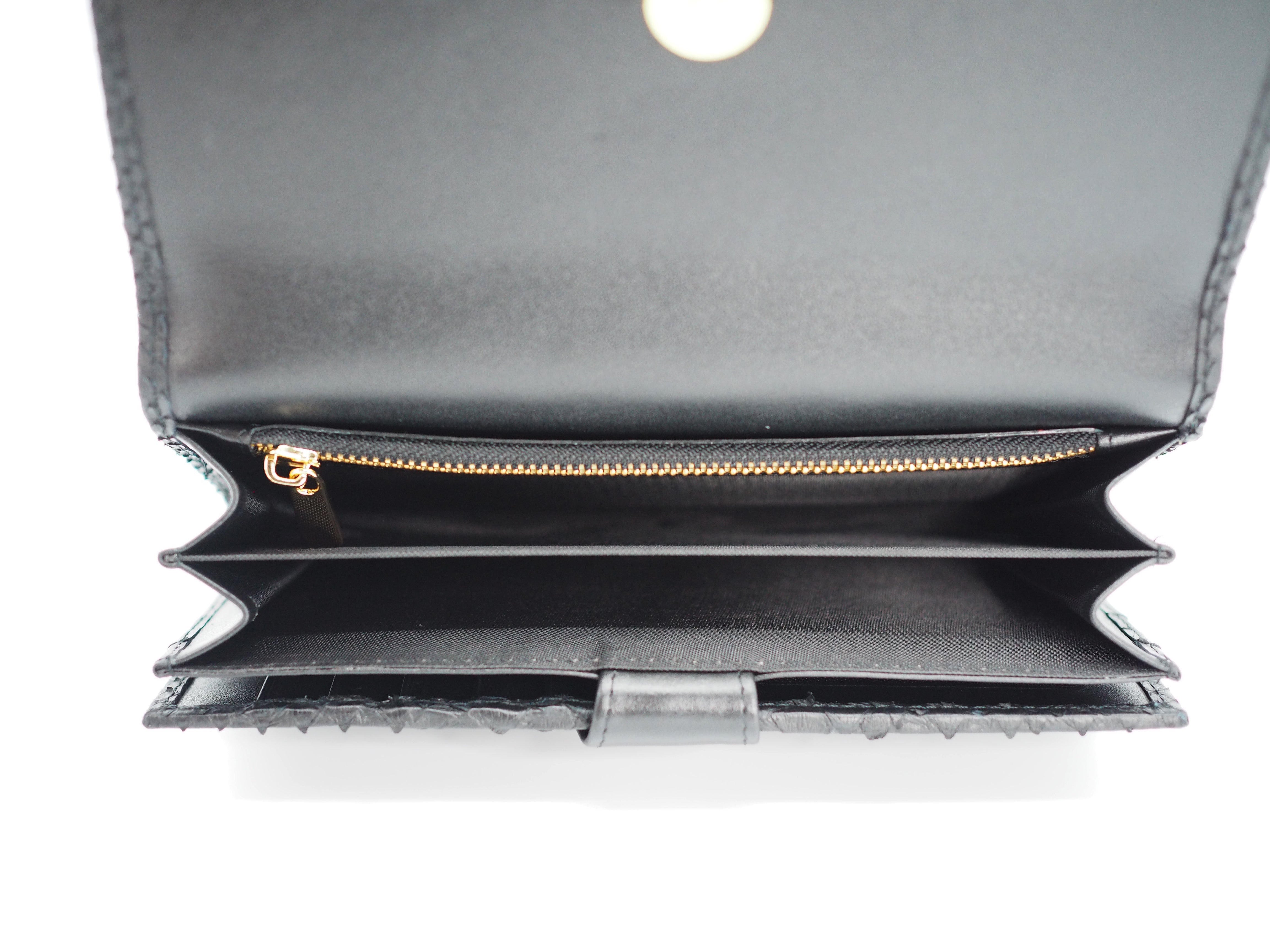 CLASSY WALLET PYTHON BLACK